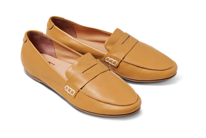 beek Moorhen Leather Loafer Honey