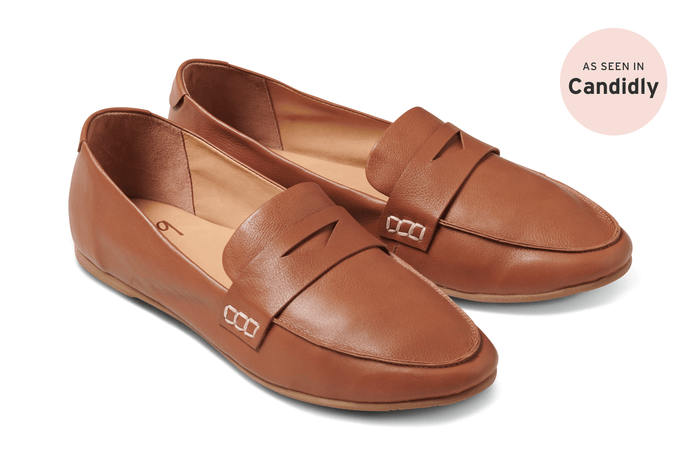 beek Moorhen Leather Loafer Tan