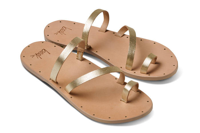 beek Nene Leather Sandal Platinum/Beach