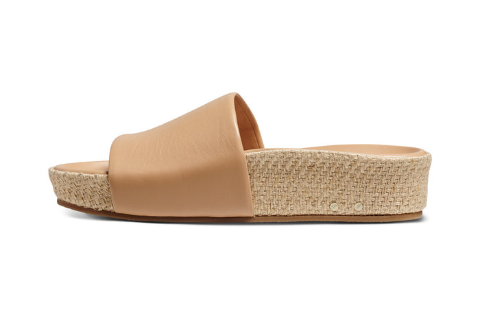 Beek Pelican Jute Platform Sandal Beach
