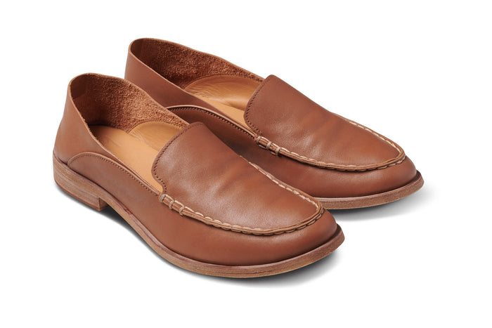 beek Pepper Leather Loafer Cognac