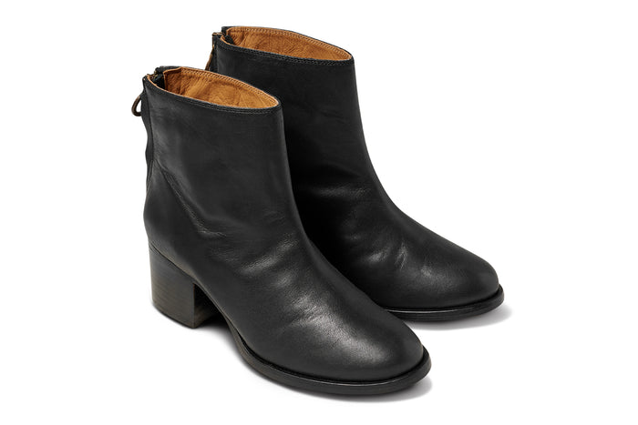 beek Pheasant Leather Boot Black