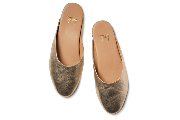 Beek Phoebe Ballet Mule Gold