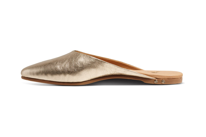 Beek Phoebe Ballet Mule Gold