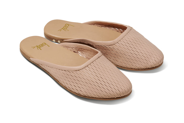 beek Phoebe Perf Ballet Mule Blush