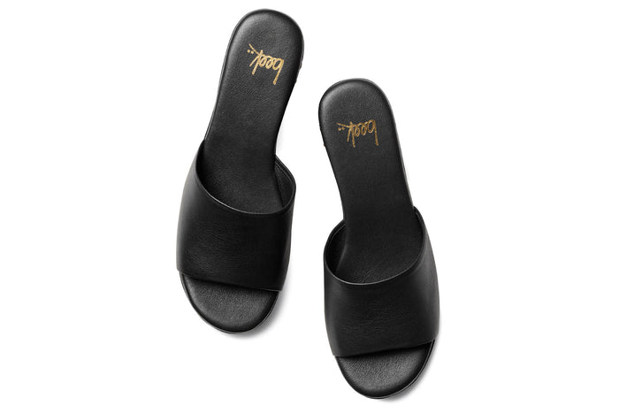 Beek Prinia Platform Heeled Sandal Black