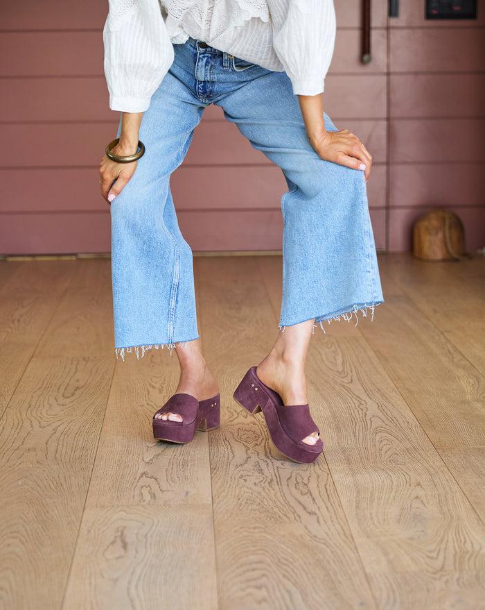 Beek Prinia Platform Heeled Sandal Caramel