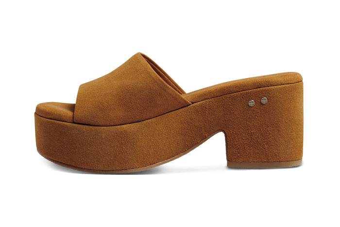 Beek Prinia Platform Heeled Sandal Caramel