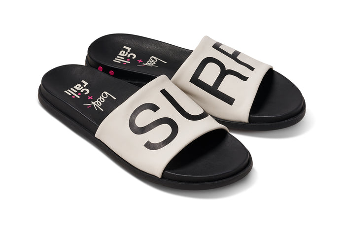 beek Railibird Leather Slide Sandal Surf