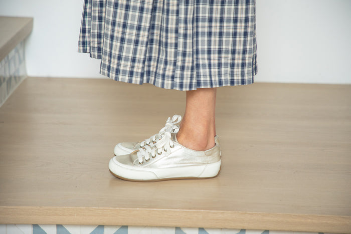 beek Sandpiper Leather Sneaker Platinum