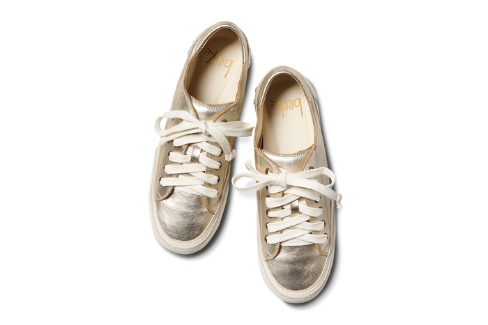 beek Sandpiper Leather Sneaker Platinum