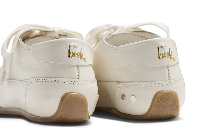Beek Sandpiper Leather Sneaker White