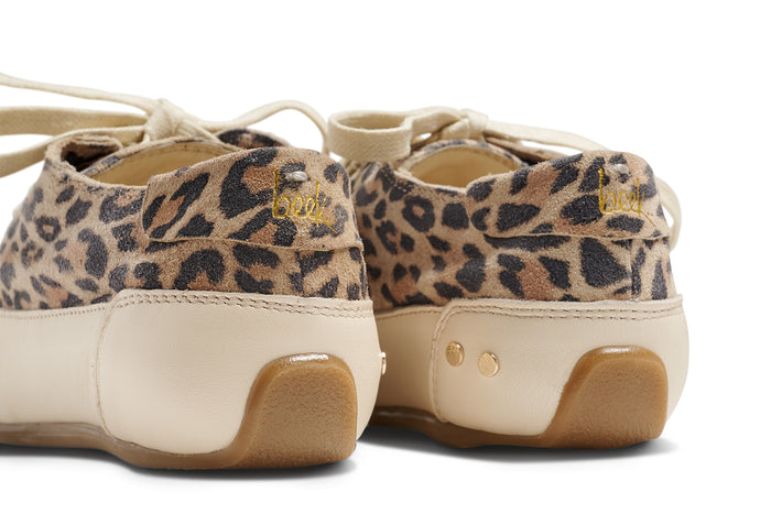 Beek Sandpiper Suede Sneaker Leopard