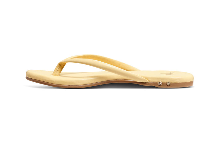 Beek Sunbeam Leather Flip Flop Sandal Glow