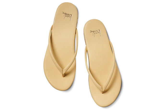 Beek Sunbeam Leather Flip Flop Sandal Glow