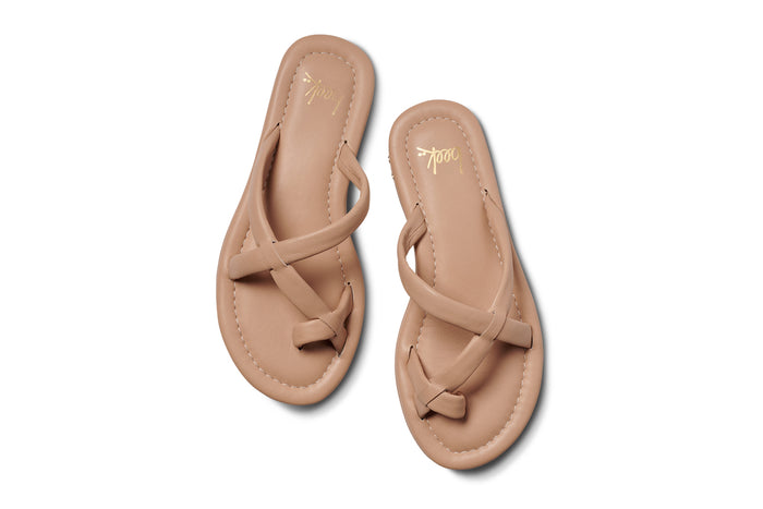 Beek Sungem Leather Slide Sandal Beach