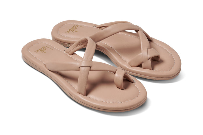 beek Sungem Leather Slide Sandal Beach