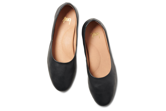 Beek Swiftlet Black Ballet Slipper Black