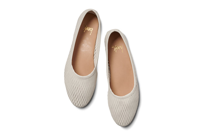 Beek Swiftlet Perf Ballet Slipper Vanilla