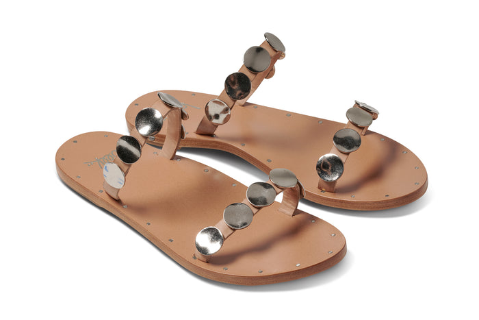 beek Topaz Leather Slide Sandal Beach