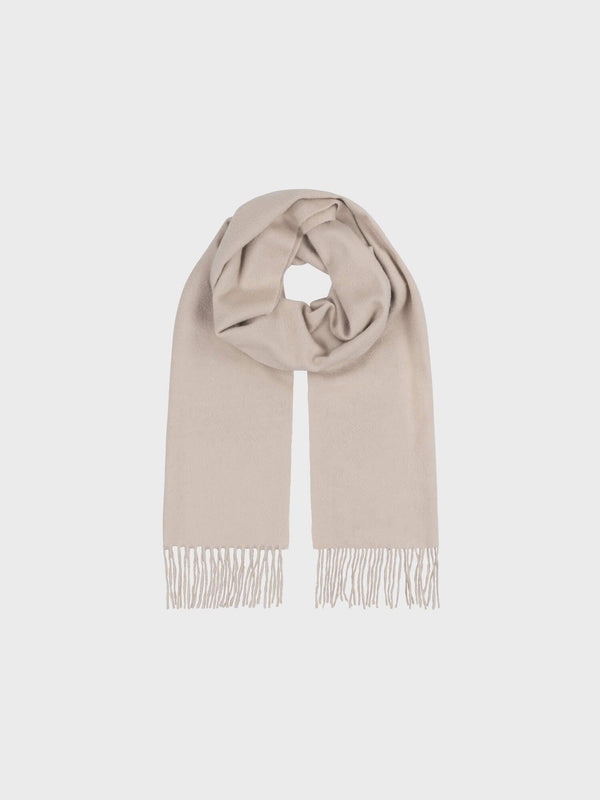 Begg & Co Arran Plain Women's Cashmere Scarf Oyster