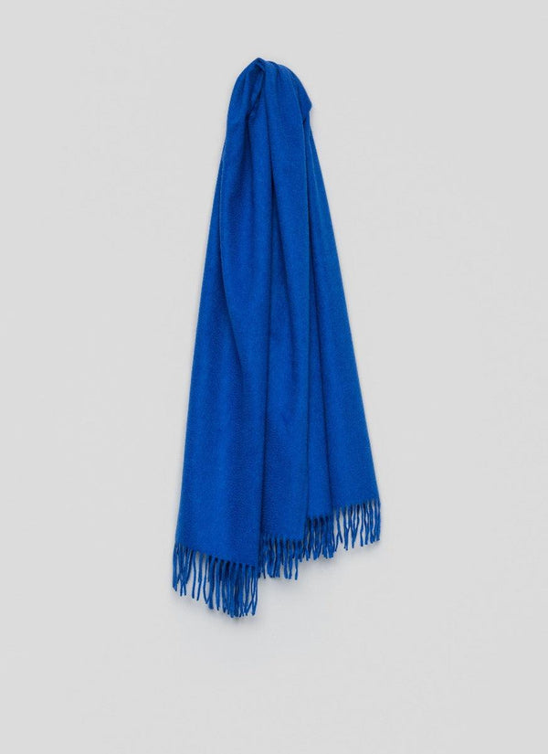 Begg & Co Arran Plain Womens Cashmere Stole Sapphire
