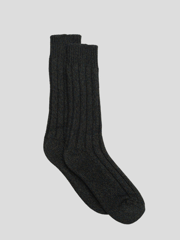 begg & co Womens Lounge Cashmere Socks Camo