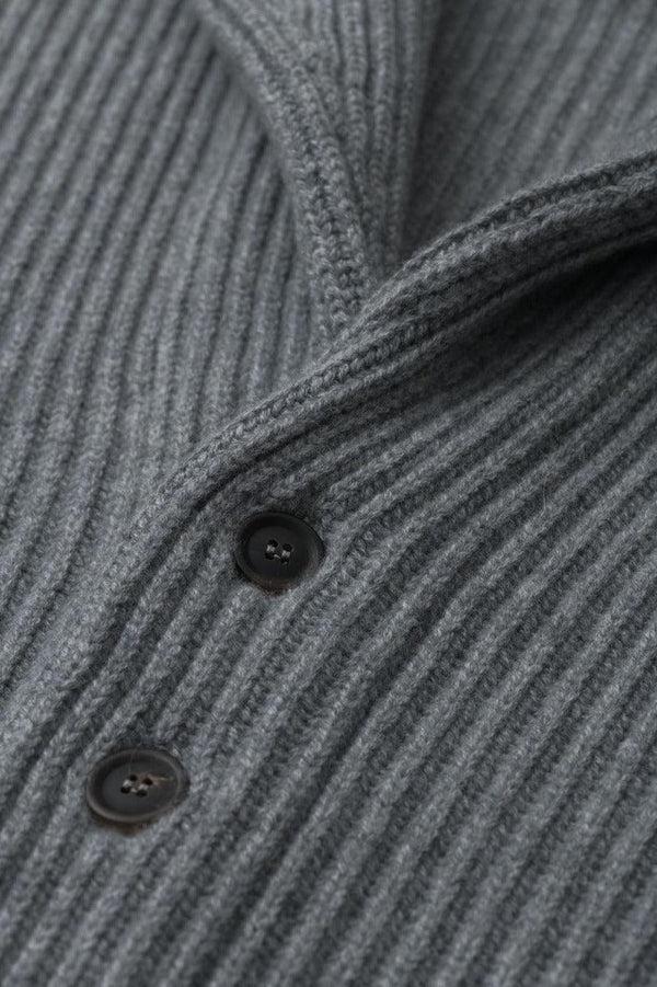 Begg & Co Men's Cashmere Shawl Collar Cardigan In Grey