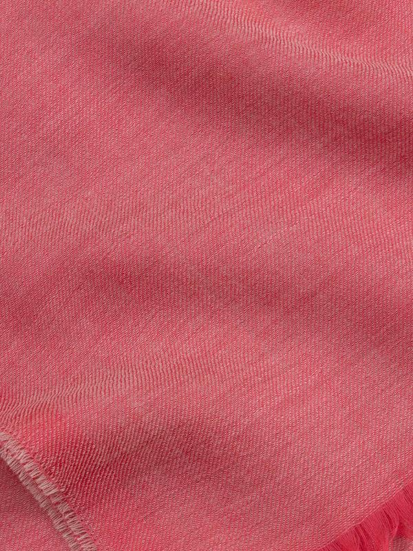 Begg & Co Mens Wispy Solid Briar Rose Pink Lightweight Cashmere Scarf - Begg X Co
