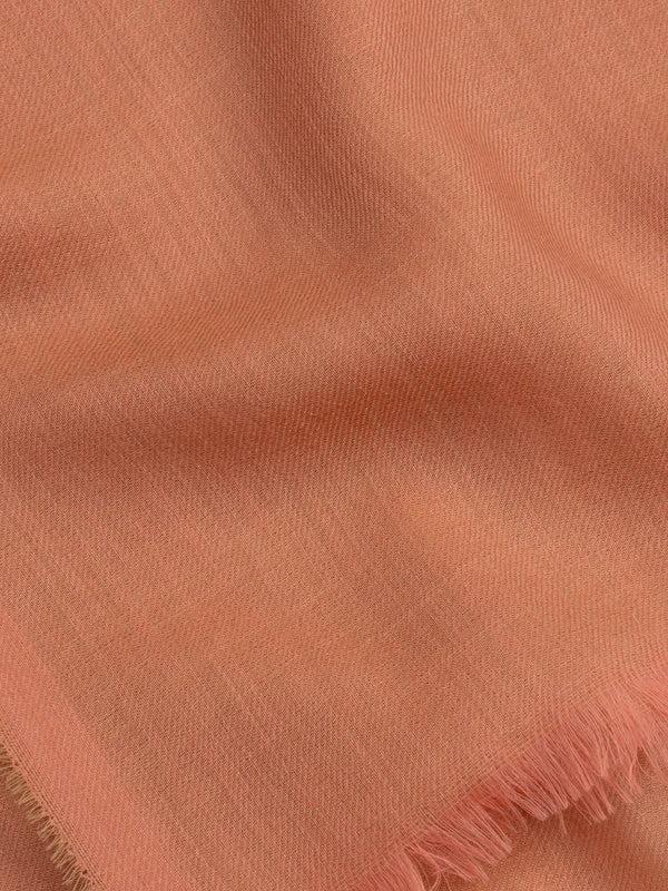 Begg & Co Mens Wispy Solid Calendula Pink Lightweight Cashmere Scarf - Begg X Co