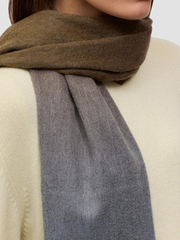 Begg & Co Nuance Womens Ombre Cashmere Scarf Islander - Begg X Co