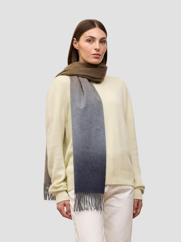begg & co Nuance Womens Ombre Cashmere Scarf Islander - Begg x Co