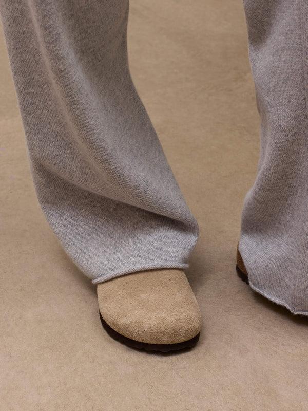 Begg & Co Vacation Grey Cashmere Lounge Pants- Begg X Co