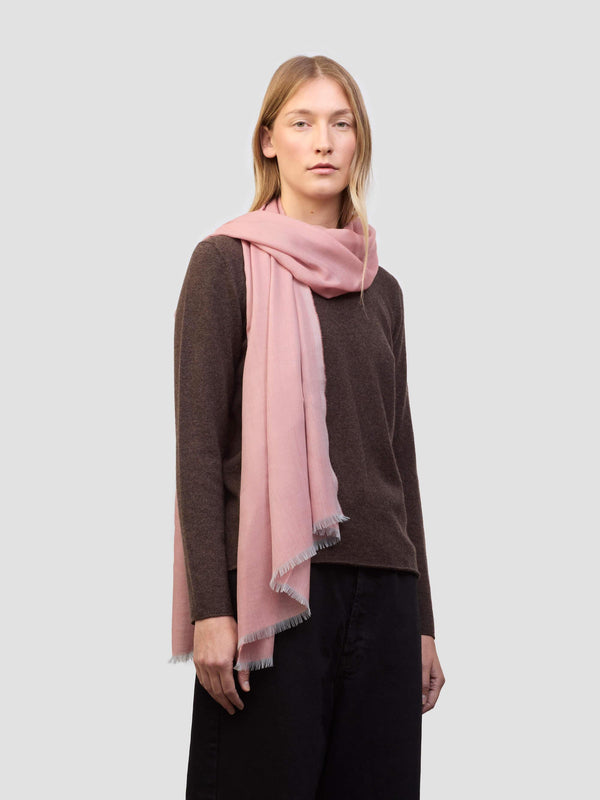 begg & co Wispy Solid Womens Superfine Cashmere Scarf Ballet Shoe - Begg x Co