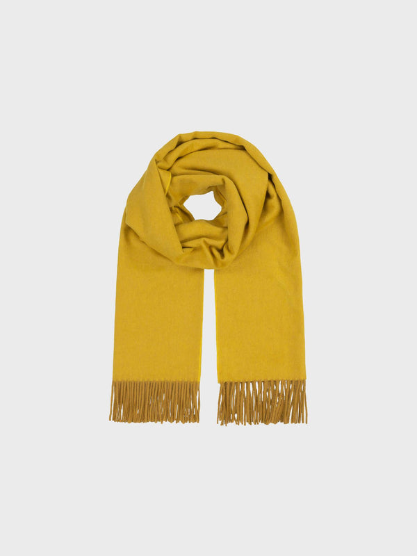 Begg & Co Women's Arran Solid Golden Honey Cashmere Stole - Begg X Co