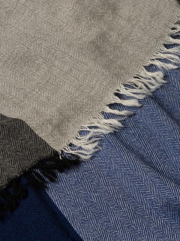 Begg & Co Women's Islay Meribel Cashmere Stole Natural White - Begg X Co