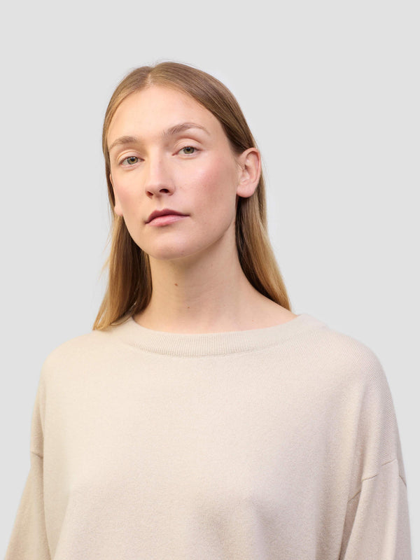 Begg & Co Womens Jade Earl Grey Cashmere Sweater - Begg X Co