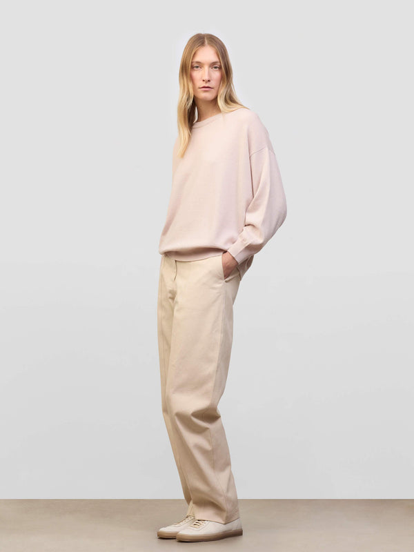 Begg & Co Womens Jade Haiku Pink Cashmere Sweater - Begg X Co