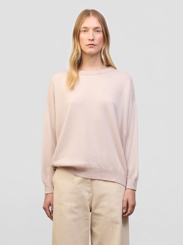 begg & co Womens Jade Haiku Pink Cashmere Sweater - Begg x Co