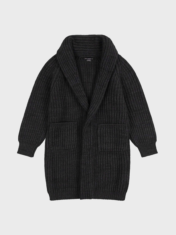 Begg & Co Womens Lounge Coat Assam Green Cashmere Cardigan - Begg X Co