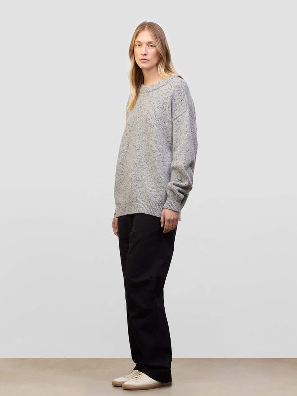 Begg & Co Womens Ricos Dark Grey Cashmere Sweater - Begg X Co