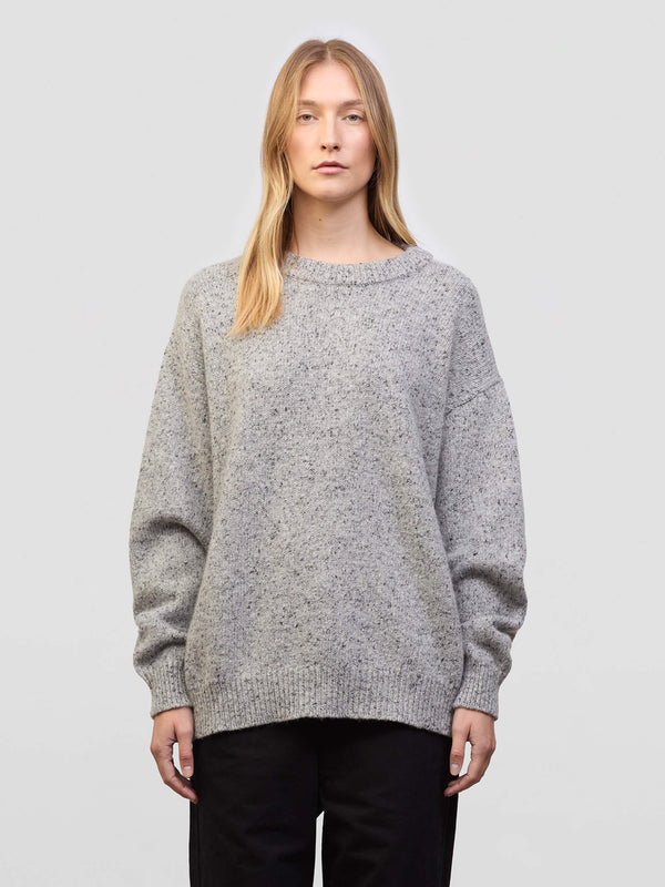 begg & co Womens Ricos Dark Grey Cashmere Sweater - Begg x Co