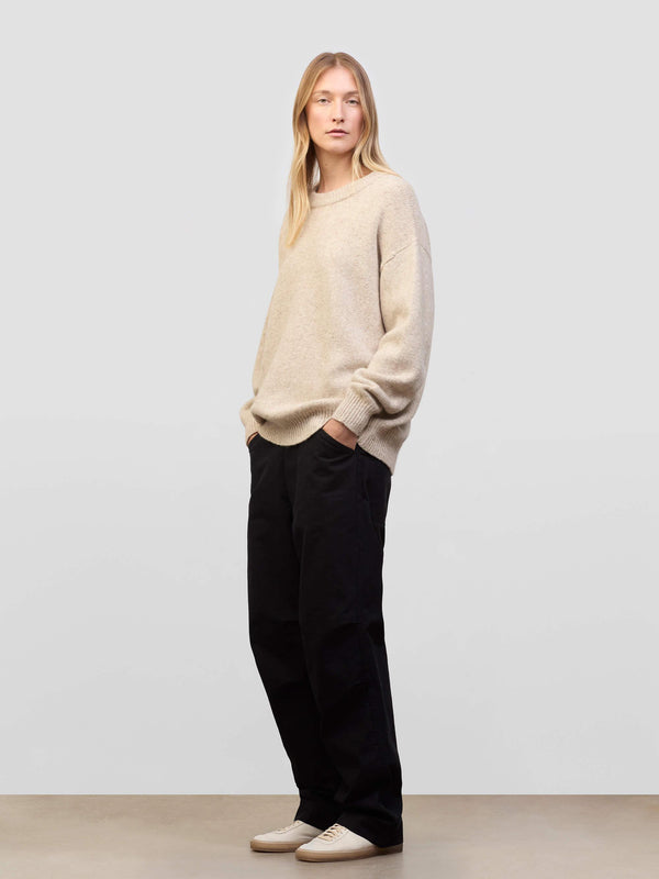 Begg & Co Womens Ricos Natural Cashmere Sweater - Begg X Co