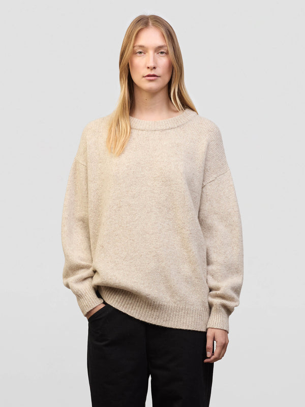 begg & co Womens Ricos Natural Cashmere Sweater - Begg x Co