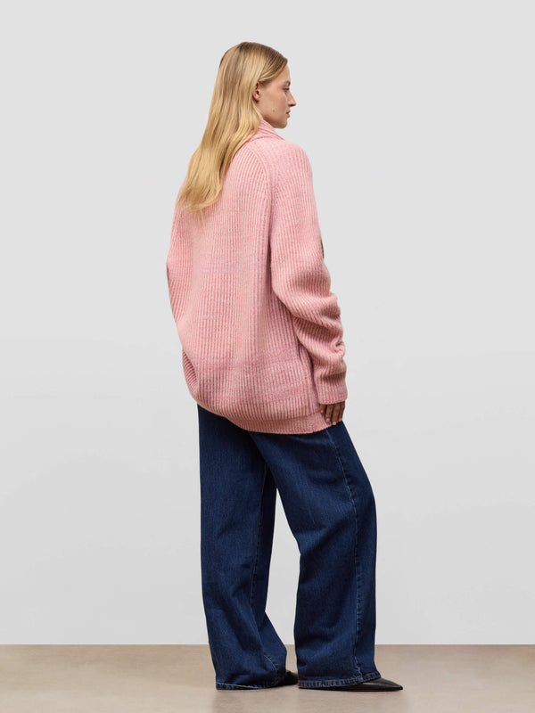 Begg & Co Womens Surfer Knitted Cashmere Cardigan Calendula Multi - Begg X Co