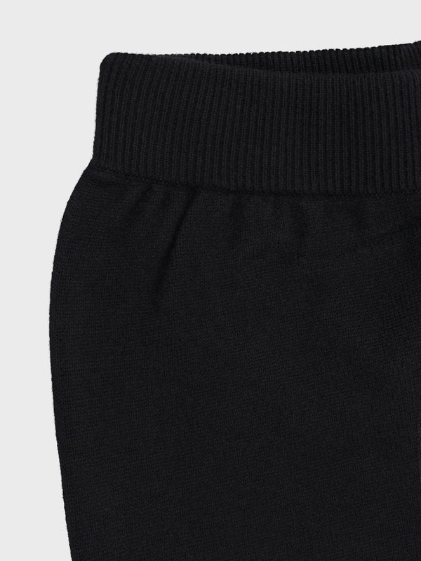 Begg & Co Womens Vacation Black Cashmere Lounge Pants- Begg X Co