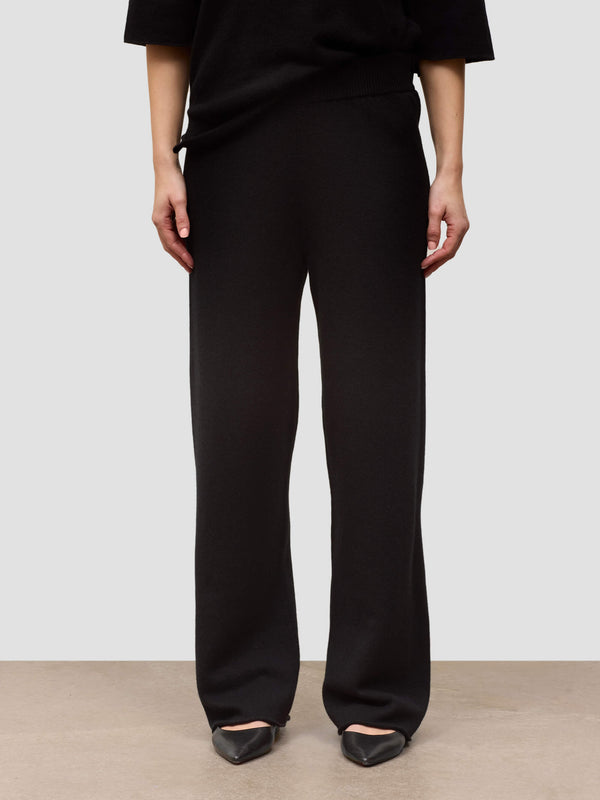 begg & co Womens Vacation Black Cashmere Lounge Pants- Begg x Co begg & co Womens Vacation Black Cashmere Lounge Pants- Begg x Co