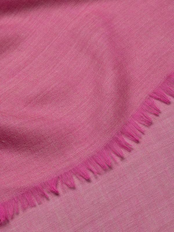 Begg & Co Womens Wispy Solid Gypsy Pink Lightweight Cashmere Scarf - Begg X Co