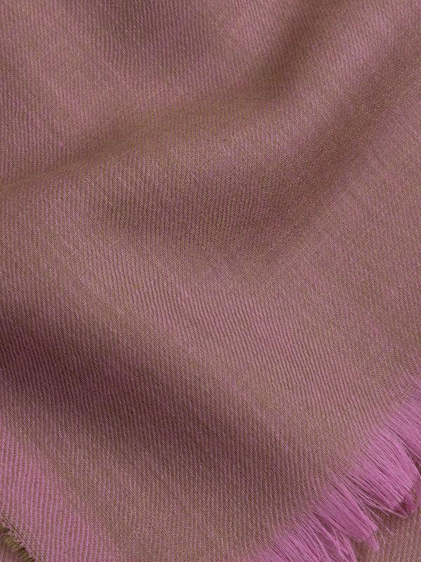 Begg & Co Womens Wispy Solid Pastel Plum Lightweight Cashmere Scarf - Begg X Co