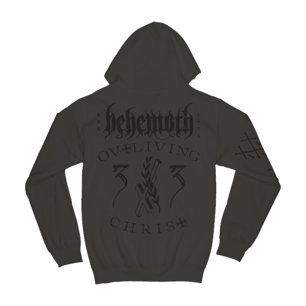 Behemoth 33 Laurel On Olive Zip Hoodie